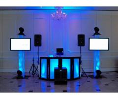 Renta alquiler de pantallas plasmas, lcd, led con base de pedestal