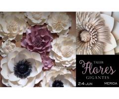 Curso de Flores Gigantes de papel MERIDA