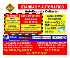 Autoescuela CUliacan cursos de manejo aqui