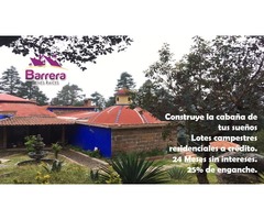 Construye la cabaña de tus sueños en zona boscosa