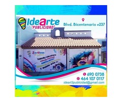 Idearte Publicidad (Lonas, Impresión, Viniles, Tarjetas De Presentación, Invitaciones...Etc.)