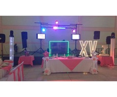 Audio con Dj e Iluminacion