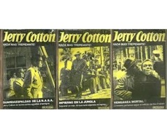 4 tomos (con 3 novelas cada uno), de las aventuras de Jerry Cotton.              