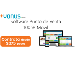 SOFTWARE PUNTO DE VENTA EN LA NUBE +VONUS