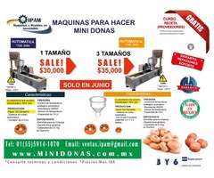 Maquina de mini donas automatica