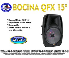 BOCINA QFX DE 15"