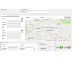 Software administrador de flotillas / Control Vehicular