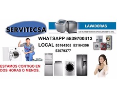 reparacion de lavadoras y refrigeradores en naucalpan