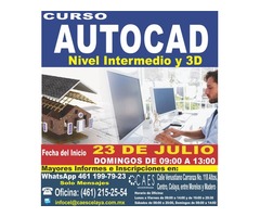 Curso de Autocad 2017 ( intermedio y 3D )