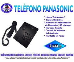 TELÉFONO ALAMBRICO PANASONIC