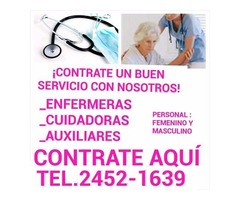 Personal de enfermeria a domicilio