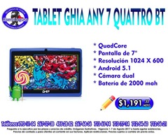 TABLET GHIA ANY QUATTRO BT