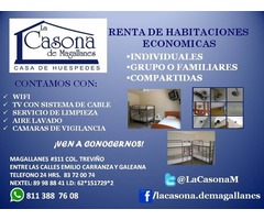 Hospedaje economico y seguro en Monterrey