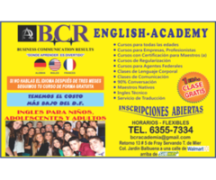 Curso intensivo del idioma ingles BCR