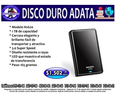 DISCO DURO ADATA PORTATIL DE 1 TB