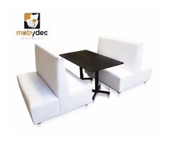 Sillones booths muebles restauranteros