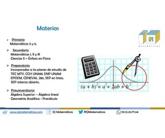 Clases de Matemáticas en Cuautitlán Izcalli