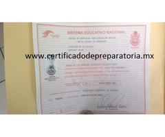 Certificado de preparatoria