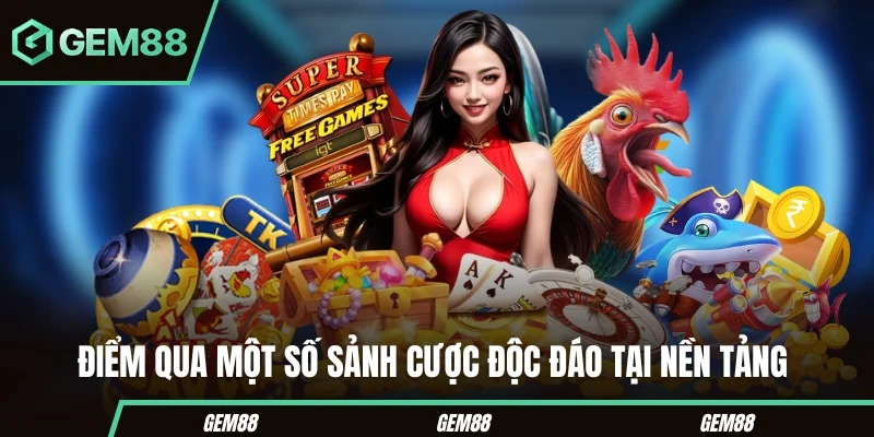 GEM88 ⚜️ Nhà Cái Gem88 - Trang Chủ Mới Nhất 2026 Các sảnh giải trí nổi bật tại GEM88